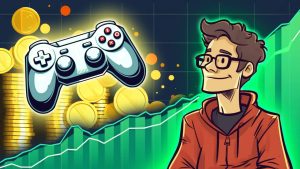 Art showing a metaphor for game development on a budget