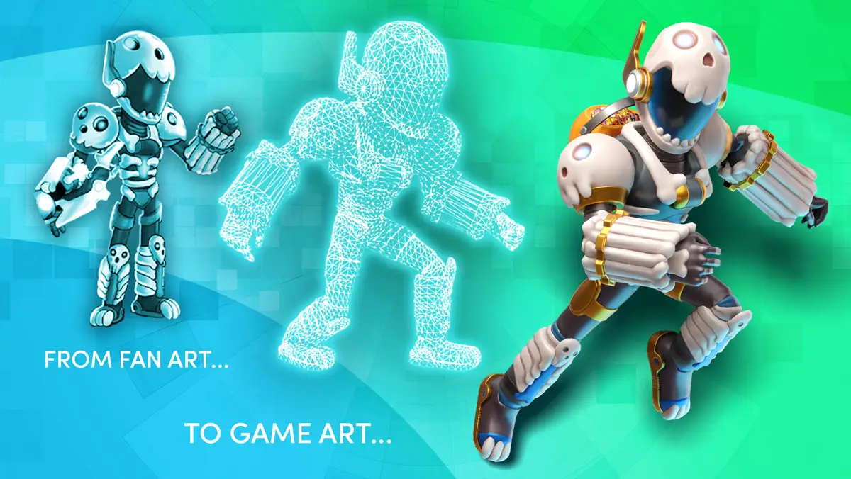 Building trust and loyalty with the fanbase using fan art.