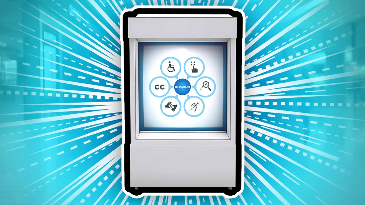 Accessible design for kiosks
