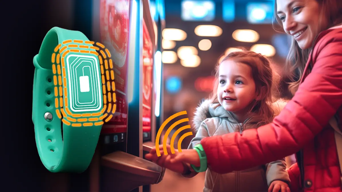 RFID check in features for at kiosks to unify experiences