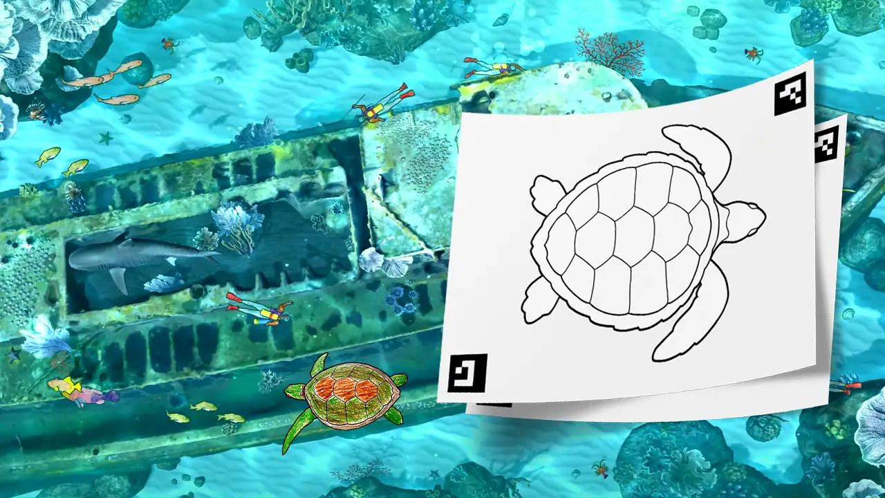 custom stem virtual coloring aquarium