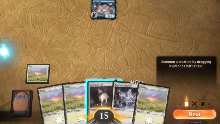 distraction-free onboarding in Magic The Gathering