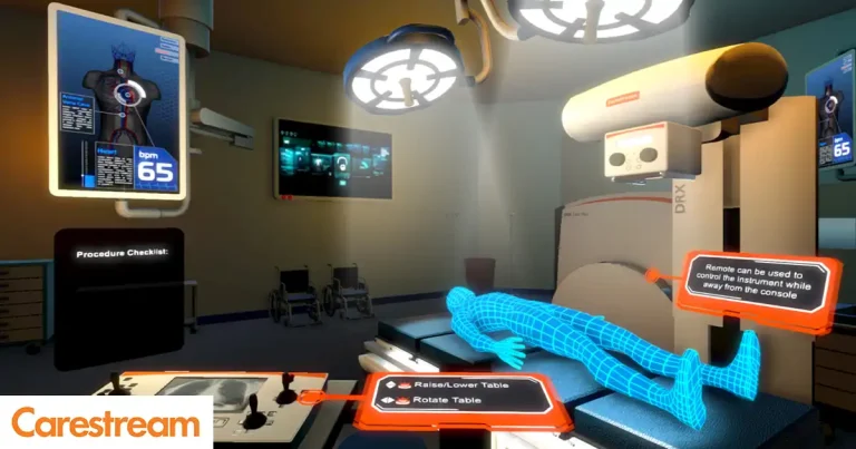Virtual reality medical device demo for tradeshow