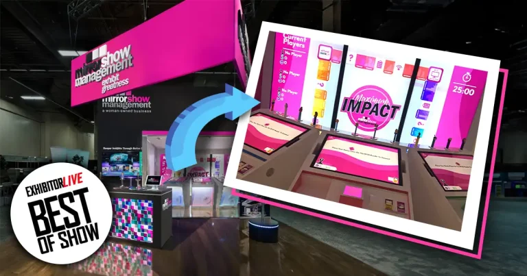 Interactive game show trivia for trade shows
