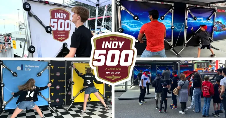 Interactive software for tradeshows Indy 500